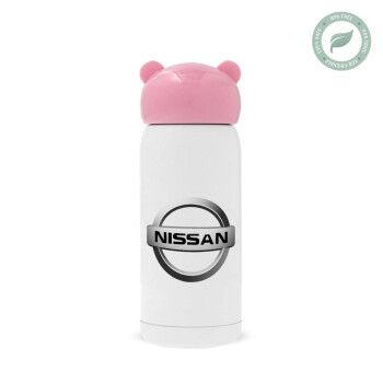 nissan, Ροζ ανοξείδωτο παγούρι θερμό (Stainless steel), 320ml