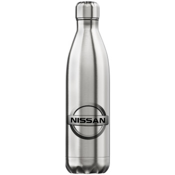 nissan, Μεταλλικό παγούρι θερμός Inox (Stainless steel), διπλού τοιχώματος, 750ml