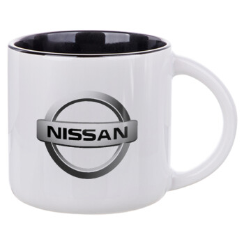 nissan, Κούπα κεραμική 400ml Λευκή/Μαύρη