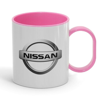 nissan, Κούπα (πλαστική) (BPA-FREE) Polymer Ροζ για παιδιά, 330ml