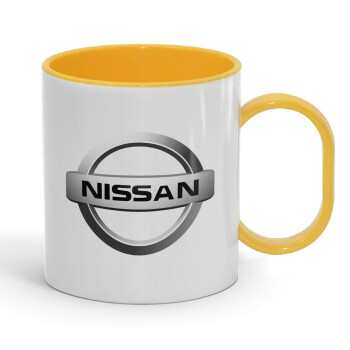 nissan, Κούπα (πλαστική) (BPA-FREE) Polymer Κίτρινη για παιδιά, 330ml