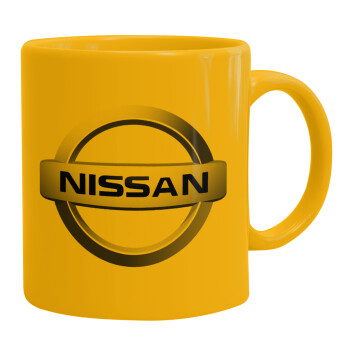 nissan, Κούπα, κεραμική κίτρινη, 330ml