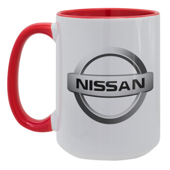 nissan, Κούπα Mega 15oz, κεραμική Κόκκινη, 450ml