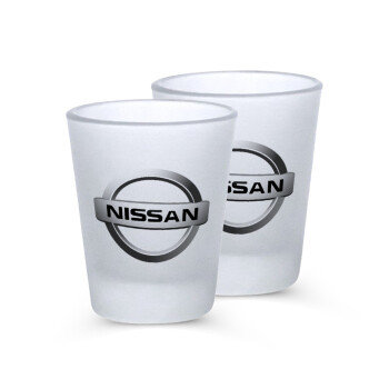 nissan, Σφηνοπότηρα γυάλινα 45ml του πάγου (2 τεμάχια)