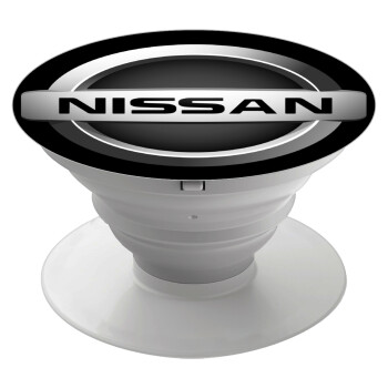 nissan, Phone Holders Stand  White Hand-held Mobile Phone Holder