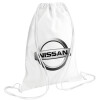 Backpack pouch GYMBAG white (28x40cm)