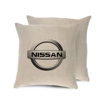 nissan, Μαξιλάρι καναπέ ΛΙΝΟ 40x40cm περιέχεται το  γέμισμα