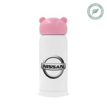 nissan, Ροζ ανοξείδωτο παγούρι θερμό (Stainless steel), 320ml