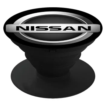 nissan, Phone Holders Stand  Black Hand-held Mobile Phone Holder