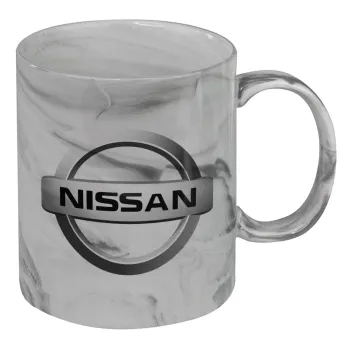 nissan, Κούπα κεραμική, marble style (μάρμαρο), 330ml