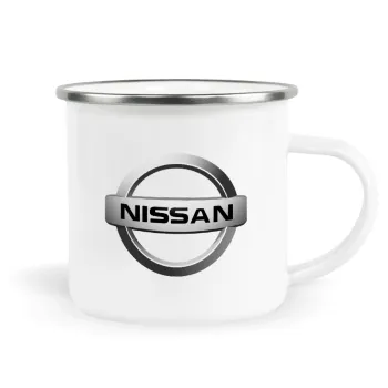 nissan, Κούπα Μεταλλική εμαγιέ λευκη 360ml