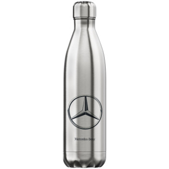 mercedes, Inox (Stainless steel) hot metal mug, double wall, 750ml