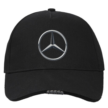 mercedes, Work & Activity LED Light Cap – Perfect for Night & Low Light Conditions (100% COTTON, ADULT, UNISEX)