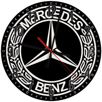 mercedes, Ρολόι τοίχου ξύλινο (30cm)