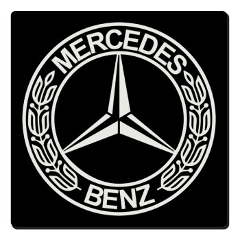 mercedes, Τετράγωνο μαγνητάκι ξύλινο 6x6cm