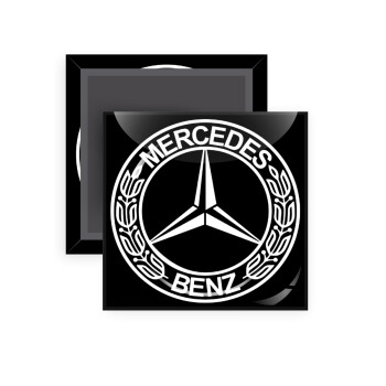 mercedes, Μαγνητάκι ψυγείου τετράγωνο διάστασης 5x5cm