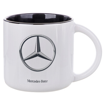 mercedes, Κούπα κεραμική 400ml Λευκή/Μαύρη