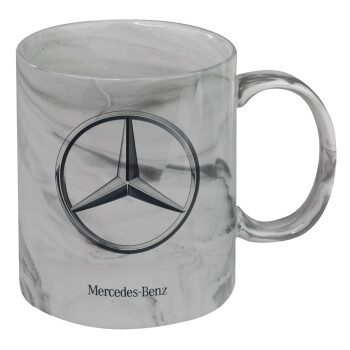 mercedes, Mug ceramic marble style, 330ml
