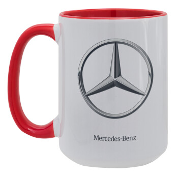 mercedes, Κούπα Mega 15oz, κεραμική Κόκκινη, 450ml