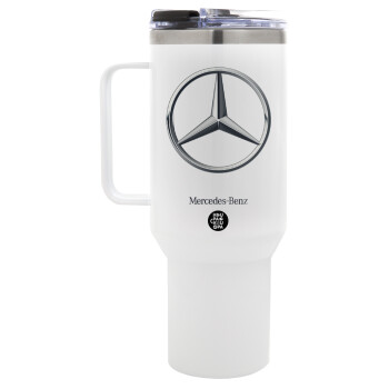 mercedes, Mega Stainless steel Tumbler with lid, double wall 1,2L