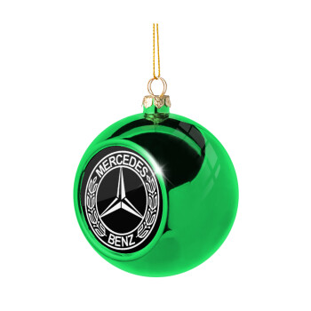 mercedes, Χριστουγεννιάτικη μπάλα δένδρου Πράσινη 8cm
