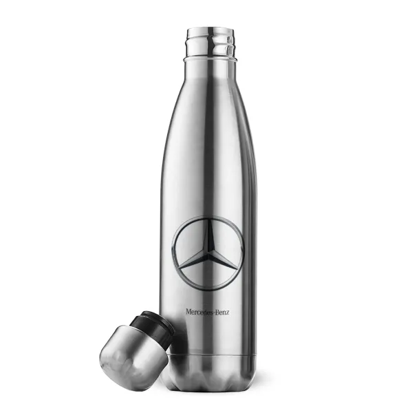 mercedes — Μεταλλικό παγούρι θερμός Inox (Stainless steel), διπλού τοιχώματος, 500ml