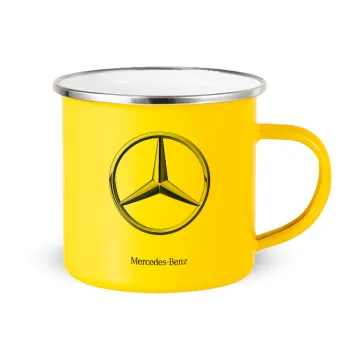 mercedes, Κούπα Μεταλλική εμαγιέ Κίτρινη 360ml