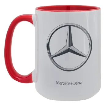 mercedes, Κούπα Mega 15oz, κεραμική Κόκκινη, 450ml