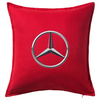 mercedes, Sofa cushion RED 50x50cm includes filling