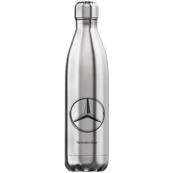mercedes, Inox (Stainless steel) hot metal mug, double wall, 750ml