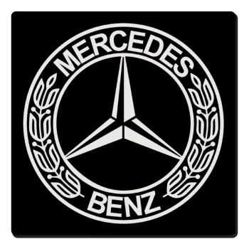 mercedes, Τετράγωνο μαγνητάκι ξύλινο 6x6cm