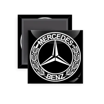 mercedes, Μαγνητάκι ψυγείου τετράγωνο διάστασης 5x5cm