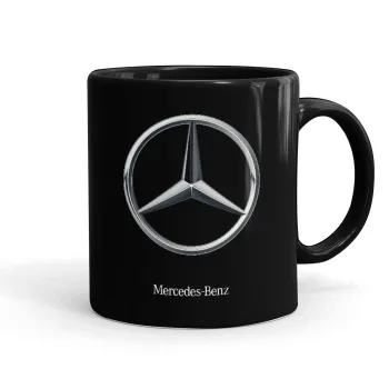 mercedes, Κούπα Μαύρη, κεραμική, 330ml