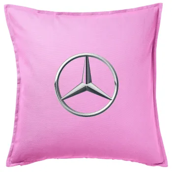 mercedes, Sofa cushion Pink 50x50cm includes filling
