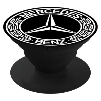 mercedes, Phone Holders Stand  Black Hand-held Mobile Phone Holder