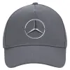 Ultimate Adult Hat Grey, (100% COTTON DRILL, ADULT, UNISEX, ONE SIZE)