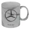 Mug ceramic marble style, 330ml