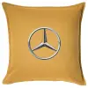 Μαξιλάρι καναπέ Κίτρινο 100% βαμβάκι, περιέχεται το γέμισμα (50x50cm)