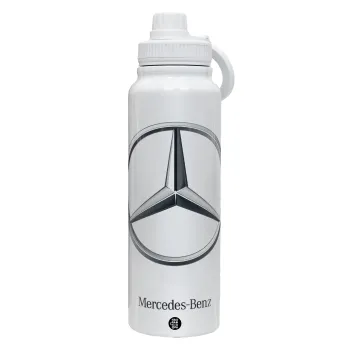 mercedes, Θερμός 1L Ανοξείδωτο με Βάση Κινητού & Διπλά Τοιχώματα