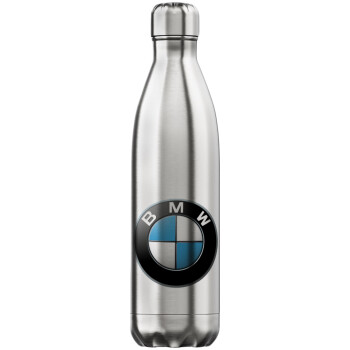 BMW, Μεταλλικό παγούρι θερμός Inox (Stainless steel), διπλού τοιχώματος, 750ml