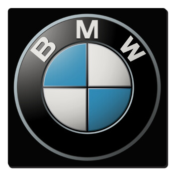 BMW, Τετράγωνο μαγνητάκι ξύλινο 6x6cm