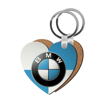 BMW, Μπρελόκ Ξύλινο καρδιά MDF