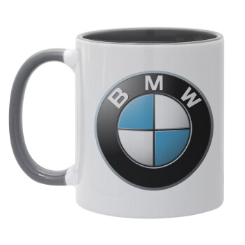 BMW, Κούπα χρωματιστή γκρι, κεραμική, 330ml