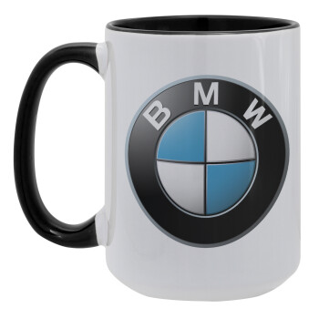 BMW, Κούπα Mega 15oz, κεραμική Μαύρη, 450ml