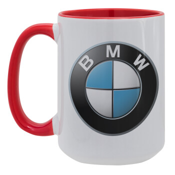 BMW, Κούπα Mega 15oz, κεραμική Κόκκινη, 450ml