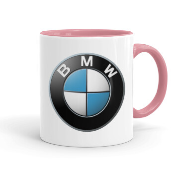 BMW, Mug colored pink, ceramic, 330ml