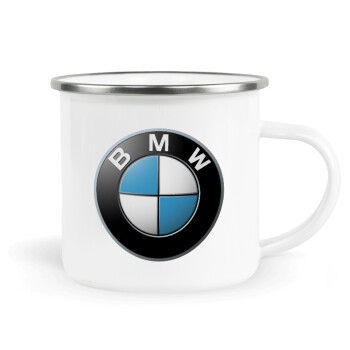 BMW, Κούπα Μεταλλική εμαγιέ λευκη 360ml