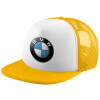 Καπέλο Ενηλίκων Soft Trucker με Δίχτυ Yellow/White (POLYESTER, ΕΝΗΛΙΚΩΝ, UNISEX, ONE SIZE)