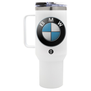 BMW, Mega Tumbler με καπάκι, διπλού τοιχώματος (θερμό) 1,2L