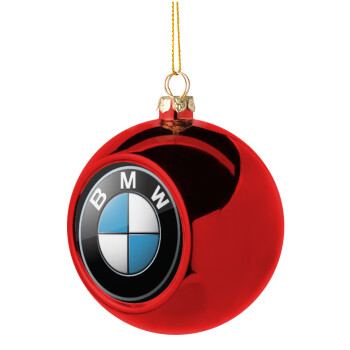BMW, Χριστουγεννιάτικη μπάλα δένδρου Κόκκινη 8cm